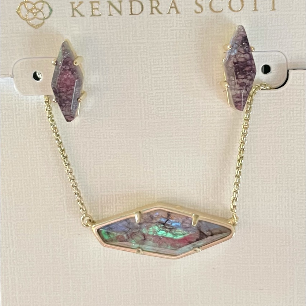 Kendra Scott Bridgette Necklace and Earrings Set